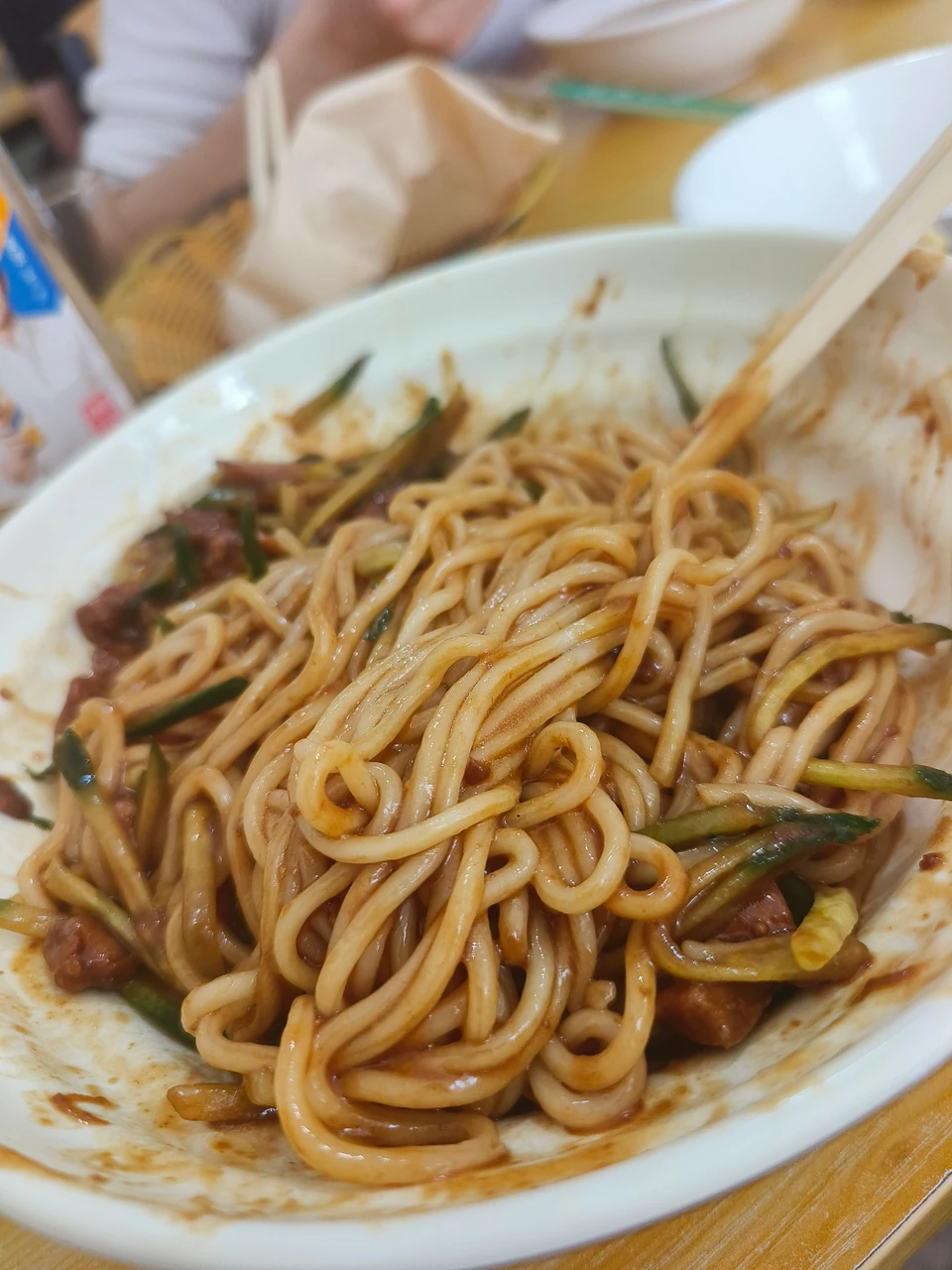 Noodles at a Zhuozhou restaurant