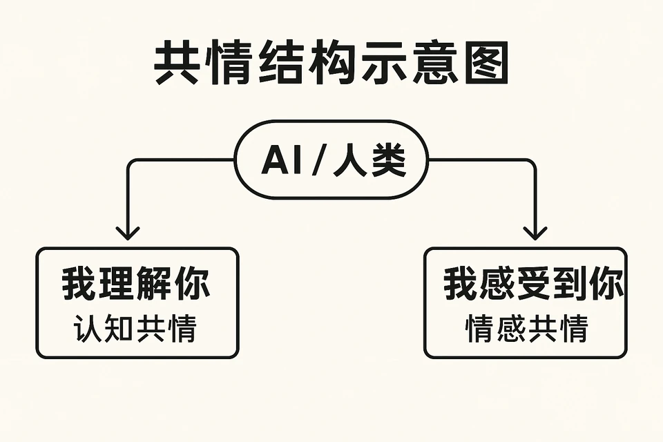 Diagram of cognitive empathy and emotional empathy