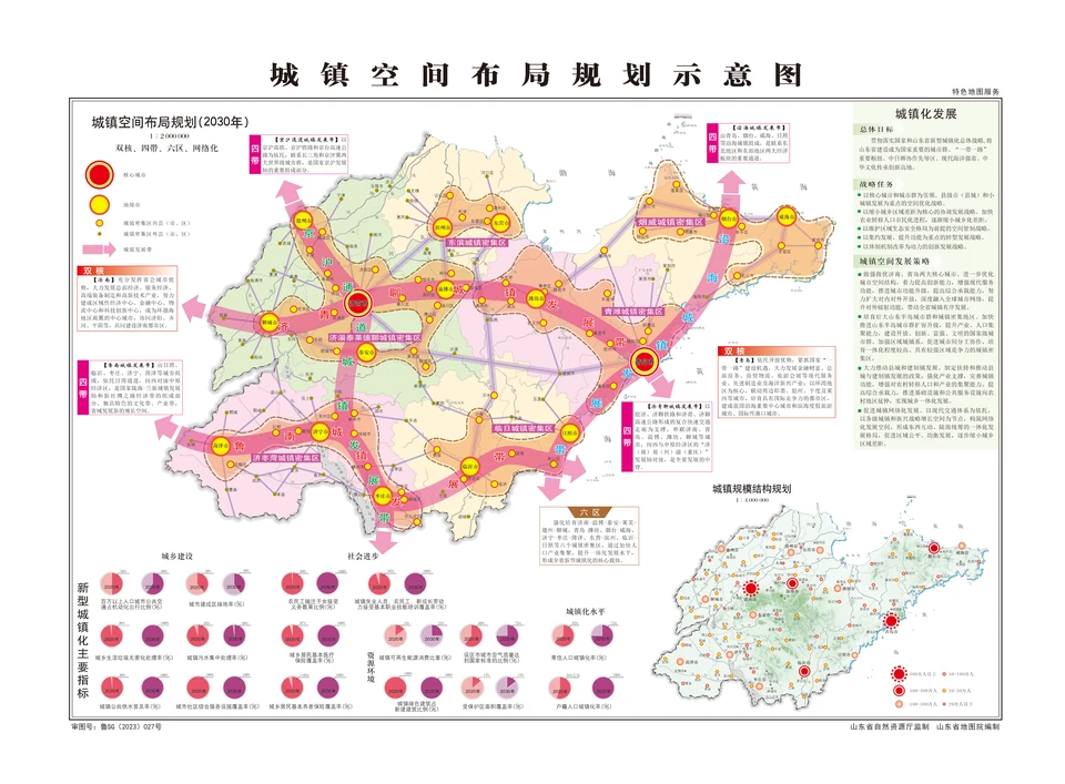 Shandong Province’s urban spatial plan for 2030