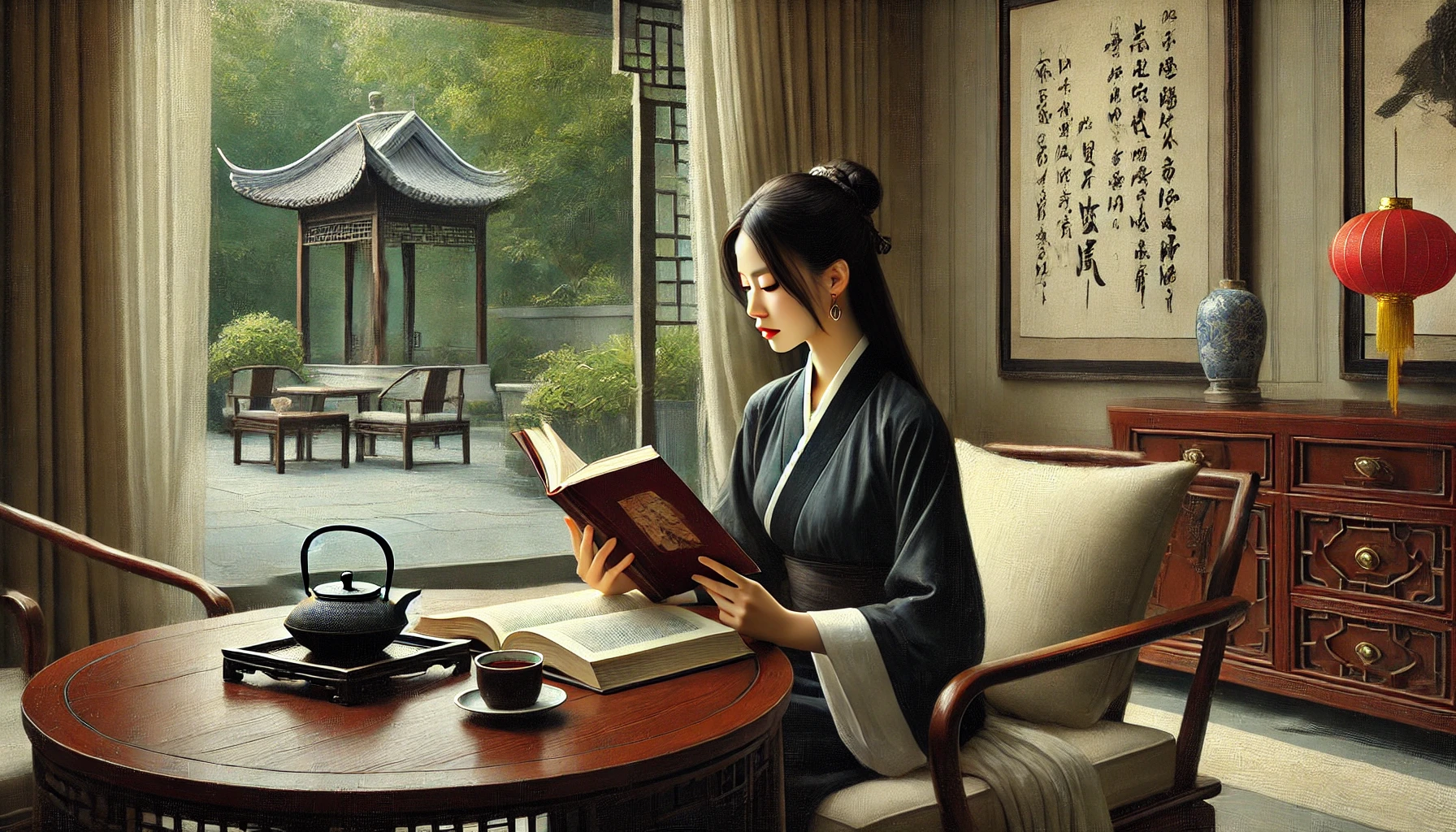 阅读场景插图
