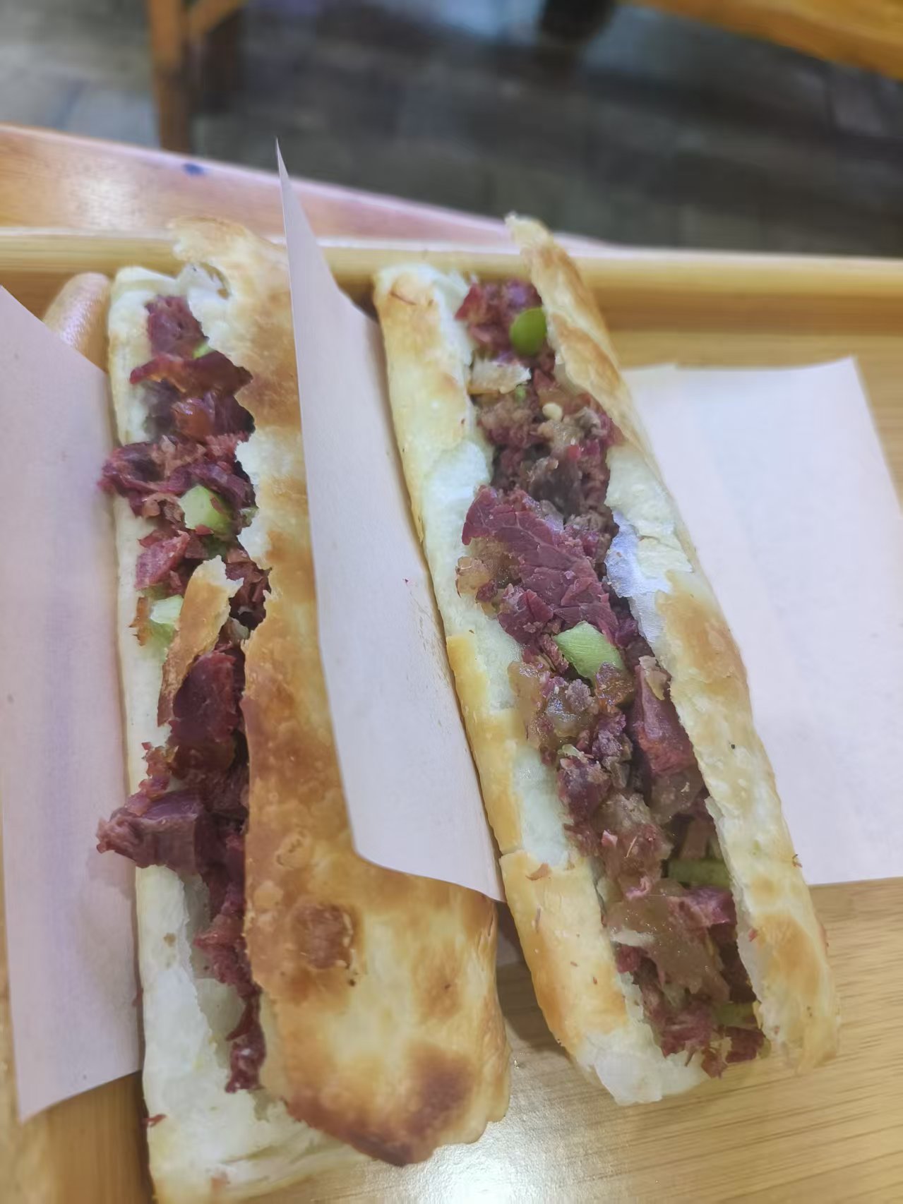 河间驴肉火烧的照片