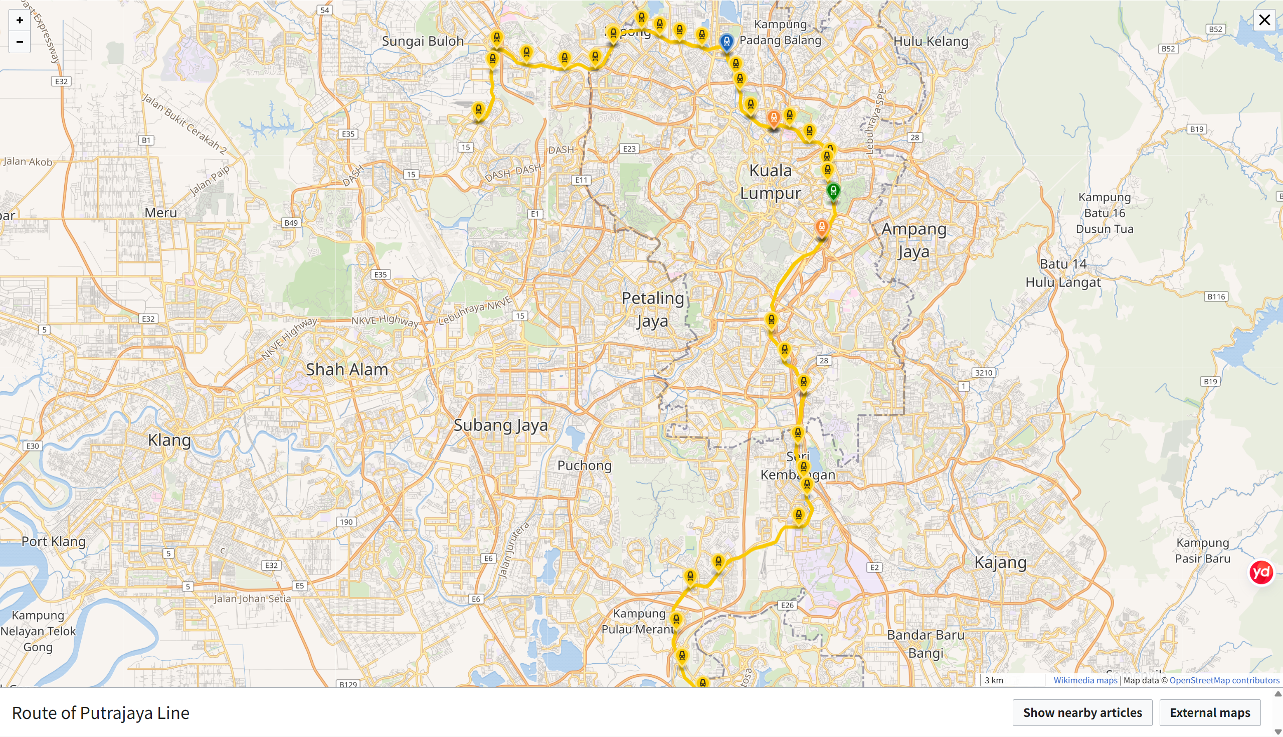 布城线线路地理分布图